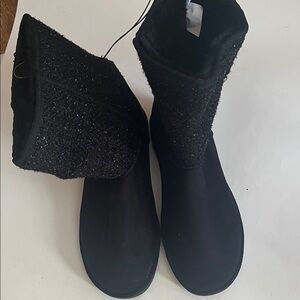 Merona Women's Black Textured Winter Boots